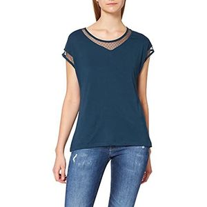 Damart Dames T-shirt Manches Courtes thermisch ondergoed bovenstuk, blauw (Ocean 56689-09230-)., XL