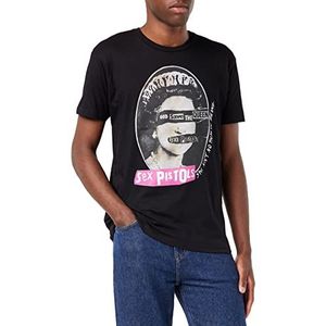 cotton division T-shirt voor heren, Zwart, 3XL