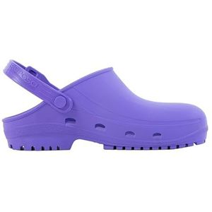 REPOSA MAX klompen, hygiëneklompen, natuurlijk antistatisch polymeer, latexvrij, comfortabel, licht, gesloten bovenmateriaal, zijgaten, anatomische SRC zool