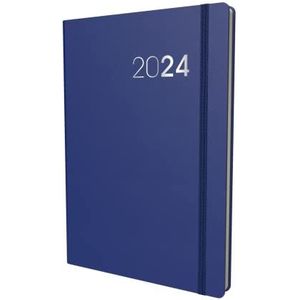 Collins Legacy 2024 Agenda A5 Dagboek (met afspraken) - Business Planner en Organisator - Januari tot December 2024 Dagboek - Dagelijks - Blauw - CL51.60-24