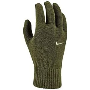 Nike Unisex - volwassenen Swoosh Knit handschoenen, groen, S/M