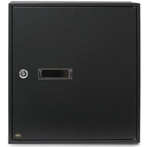 Amig - Brievenbus - Zwart - Model 6 - Staal - Voor Muren of Hekken