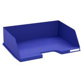 Exacompta - ref. 112104D - Set van 4 Brievenbakken COMBO MAXI - Afmetingen: 25,5x36,5x10,3 cm - voor A4 documenten + - kleur nachtblauw