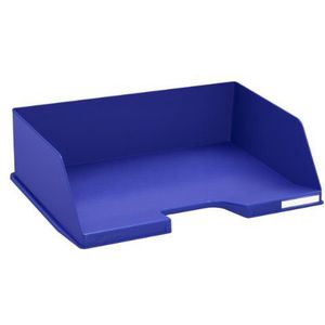 Exacompta - ref. 112104D - Set van 4 Brievenbakken COMBO MAXI - Afmetingen: 25,5x36,5x10,3 cm - voor A4 documenten + - kleur nachtblauw