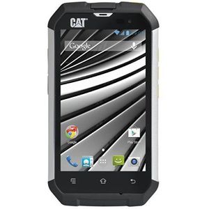 CAT B15 Q smartphone (10,1 cm (4 inch) touchscreen, 5 megapixel camera, LED-flits, 1,3 GHz quad-core processor, Android 4.4 KitKat) zilver