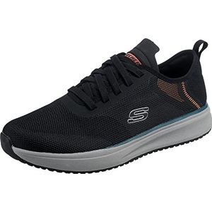 Skechers Crowder Sneaker voor heren, Zwart Mesh Synthetisch, 39.5 EU