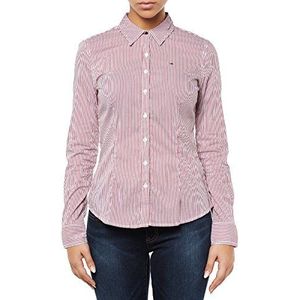 Tommy Jeans Dames Faina lange mouwen slim fit blouse