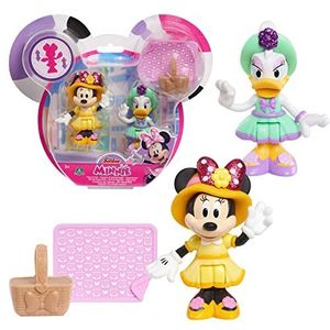 MICKEY&MINNIE, 2 beweegbare figuren, 7,5 cm, met accessoires, verschillende modellen beschikbaar, speelgoed voor kinderen vanaf 3 jaar, Mcn17