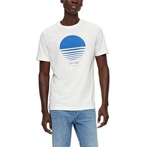 s.Oliver Heren T-shirt met korte mouwen, wit 01d1, XXL
