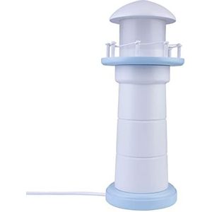 Tipoo kinderkamer decoratieve lamp houten kinderlamp vuurtoren blauw