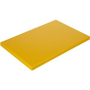 Metaltex PE-500 snijplank, kunststof, geel, 33 x 23 x 1,5 cm