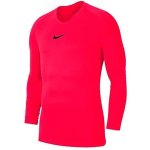 Nike Uniseks-Kind Top Met Lange Mouwen Y Nk Df Park 1Stlyr Jsy Ls, Helder Karmozijn/Zwart, AV2611-635, XL