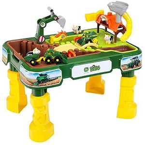 Theo Klein 3948 John Deere-boerderijzandspeeltafel I Water- en zandbakken met boerderijdieren en voertuigen I Speelgoed voor kinderen van 3 jaar en ouder