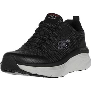 Skechers Heren D'lux Walker Pensive Oxford, Zwart/Wit, 39.5 EU