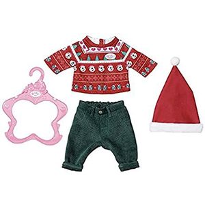 BABY born X-MAS Kerstoutfit - Kerstoutfit - Poppenkleding 43cm