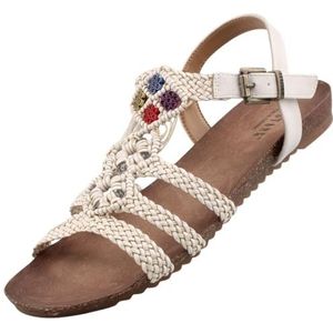 Mustang Damessandalen 1307-815, ivoor, 36 EU, ivoor, 36 EU