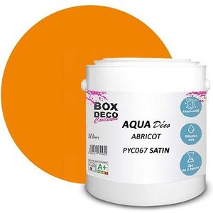 Aqua Déco acryl-muurverf, satijnlook, 2,5 l/25 m², abrikoos