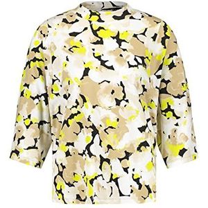 Taifun Dames 371309-16107 T-shirt, Roasted Hazel patroon, 34, Roasted Hazel patroon, 34