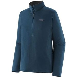 Patagonia 40500-LTBX M's R1 Daily Zip Neck Longshirt Heren Lagom Blue - Tidepool Blue X-Dye Maat S