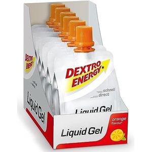 VEGAN Energy Bar Alternatief voor duursporters en fruitige appelsmaak - Dextro Energy Liquid Gel - 6x60 ml (pak met 6 stuks zum Probieren)