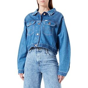 Wrangler Cowboy Denim Jacket voor dames, Meerkleurig, M