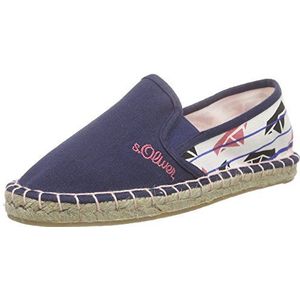 s.Oliver meisjes 52408 espadrilles, blauw navy kam 891, 31 EU