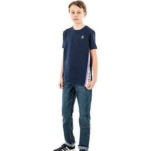 Le Coq Sportif Tri Tee SS Nr. 1 T-shirt, nachtblauw, 6 jaar, uniseks kinderen, Nachtblauw., 6 Jaar