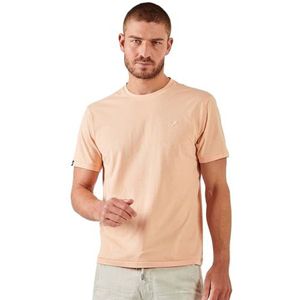 Kaporal, T-shirt, model PACCO, heren, abrikoos, S, regular fit, korte mouwen, ronde hals, Abrikoos, S