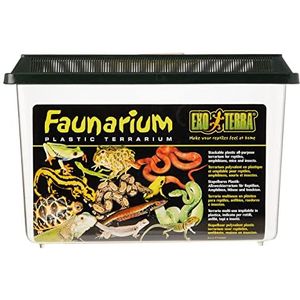 Exo Terra Faunarium, multifunctionele container voor reptielen, amfibieën, muizen en insecten, groot, 37 x 24,5 x 22 cm, 1 stuk (1 stuk)