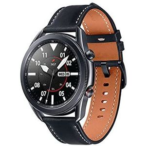 Samsung Galaxy Watch3 Bluetooth Smartwatch Voor Android, Draaibare Lunette, LTE Fitnesstracker, Groot Display, 45 mm, Mystic Black, F-R845FZKAEUB