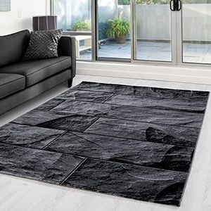 Steen-look leisteenlook laagpolig tapijt woonkamer plat tapijt