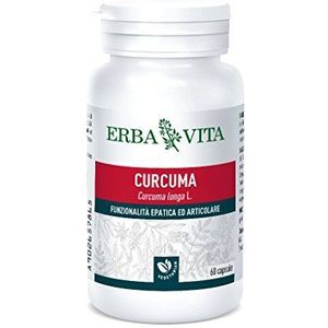 ERBA VITA Voedingssupplement van Curcuma - 60 capsules - nuttig voor de gewrichtsfunctie