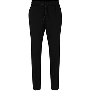 HUGO Howard232J Extra slim fit broek voor heren, van stretchjersey, zwart 1, 46