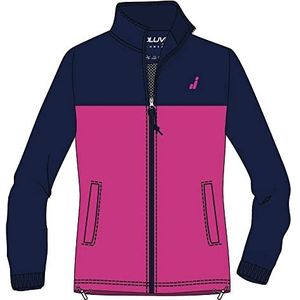 Joluvi Junior Walk regenjas, maat 14, fuchsia/marineblauw