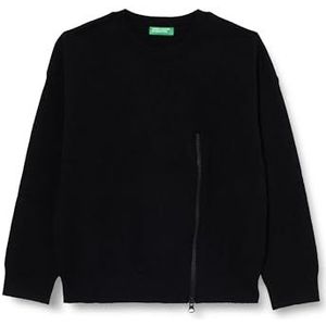 United Colors of Benetton Pullover voor kinderen en jongens, Zwart 100, 140 cm