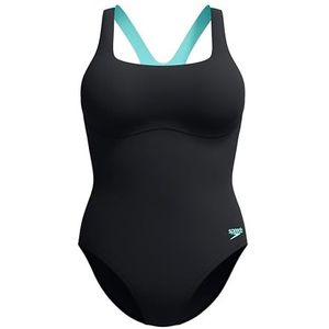Speedo Badpak met flexibele band voor dames, met geïntegreerde zwembeha, badmode (pak van 1)