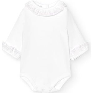 babidu Cuello Batista Babyrompertje, uniseks, roze, 3 Maanden