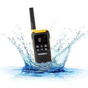 Draagbaar radiostation PMR Dynascan F-15, 446MHz, 0.5W, 16CH, Waterproof IP67 set met 2bc