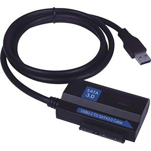 PremiumCord USB 3.0 naar SATA 3 voor 2,5 ""/ 3,5 ""HDD adapterkabel 1,2 m, tot 5 Gbps, kleur zwart