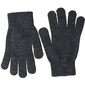 PIECES Pcnew Buddy Smart Glove Noos Bc Handschoenen voor dames, dark grey melange, Eén maat