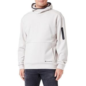 Champion Legacy American Tech-Poly-Cotton Interlock Herentrui met capuchon, Grigio Argento, S