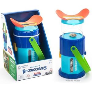 Learning Resources GeoSafari Jr Rocknoculars, vanaf 4 jaar, bekijk edelstenen en stenen 3x vergroot, geologie voor kinderen, wetenschappelijk speelgoed, interactief leren, buitenspeelgoed