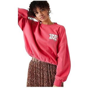 Garcia H30262_Ladies Sweat, roze (deep pink), XXL