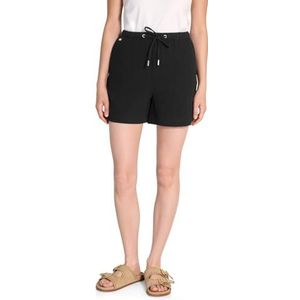 Street One Studio - Korte Broek - Zwart - Loose Fit - High Waist