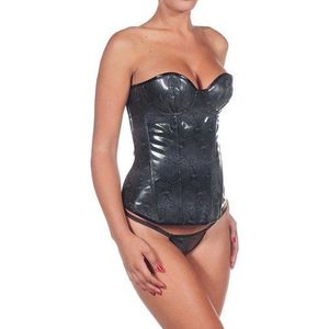 Intimax corsets lencería y moda Krokodil-korset voor dames - grijs - 34