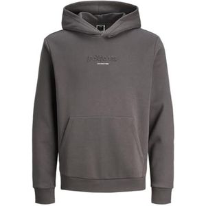 JACK & JONES Jcoflare Embos Sweat Hood, pavement, XXL