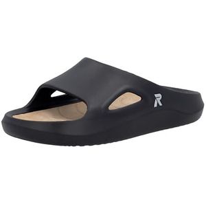 Rieker Heren U3350 Slide, zwart, 40 EU