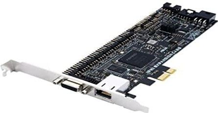 ASUS IPMI-uitbreidingskaart met speciaal Ethernet-controlemechanisme, VGA-haven, PCIe 3.0 x1-interface en ASPEED AST2600A3-chipset om de intelligentie voor IPMI-architecturen te verstrekken
