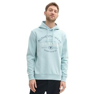 TOM TAILOR Sweatshirt voor heren, 30463 - Dusty Mint Blue, L