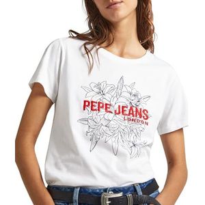 Pepe Jeans Dames Jas, Wit (wit), XS